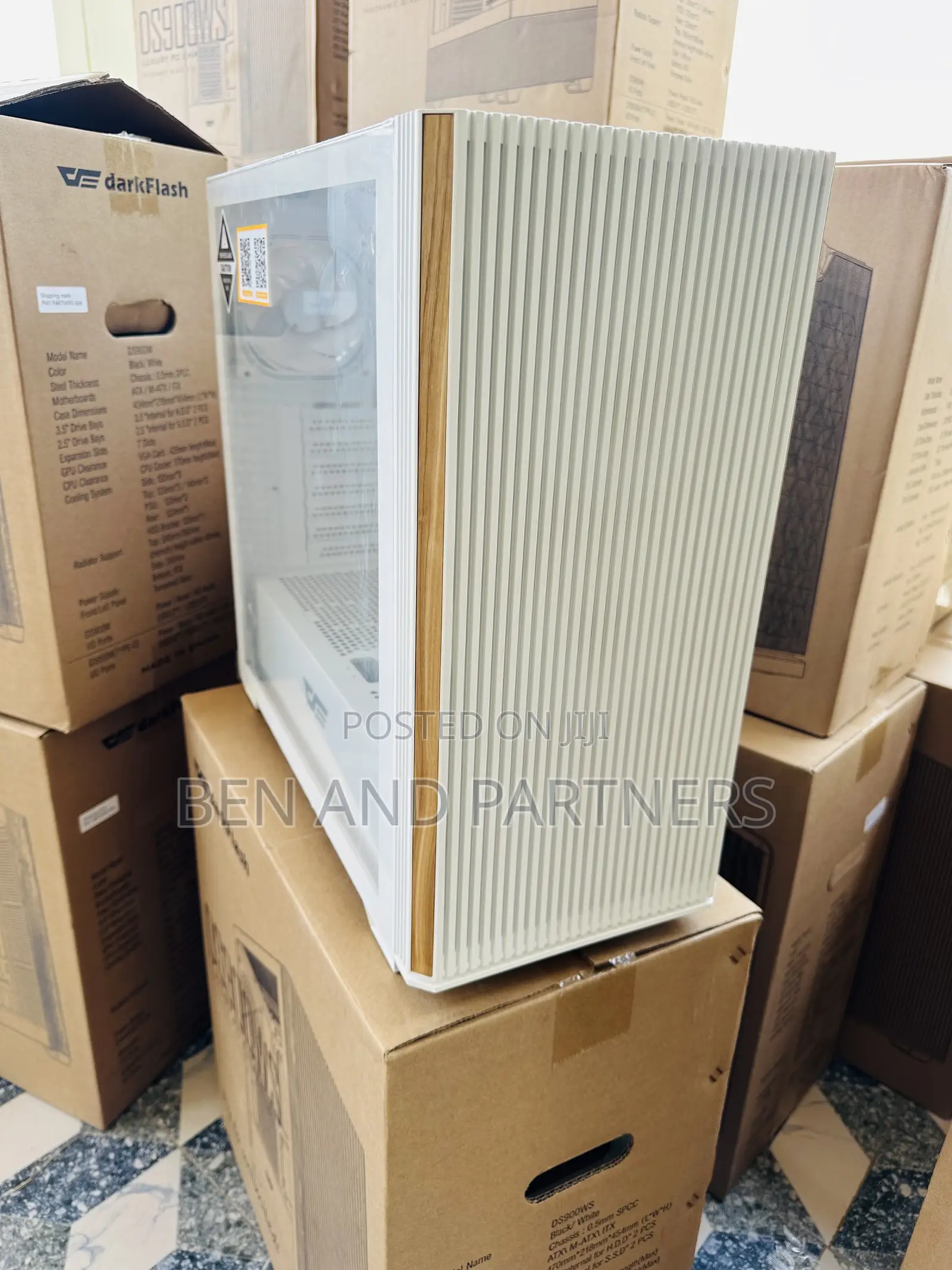 Darkflash Atx Case With 4-argb Fans