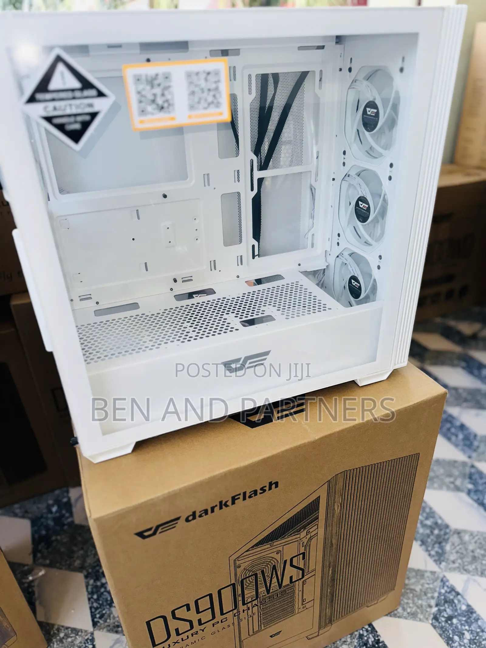 Darkflash Atx Case With 4-argb Fans