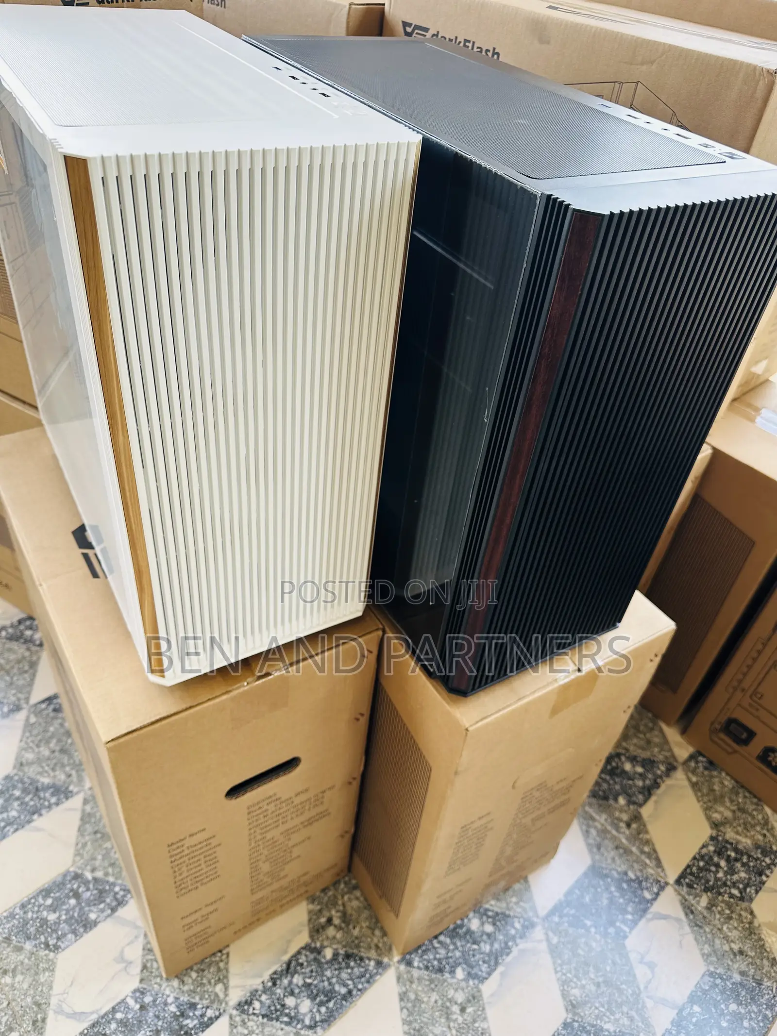 Darkflash Atx Case With 4-argb Fans