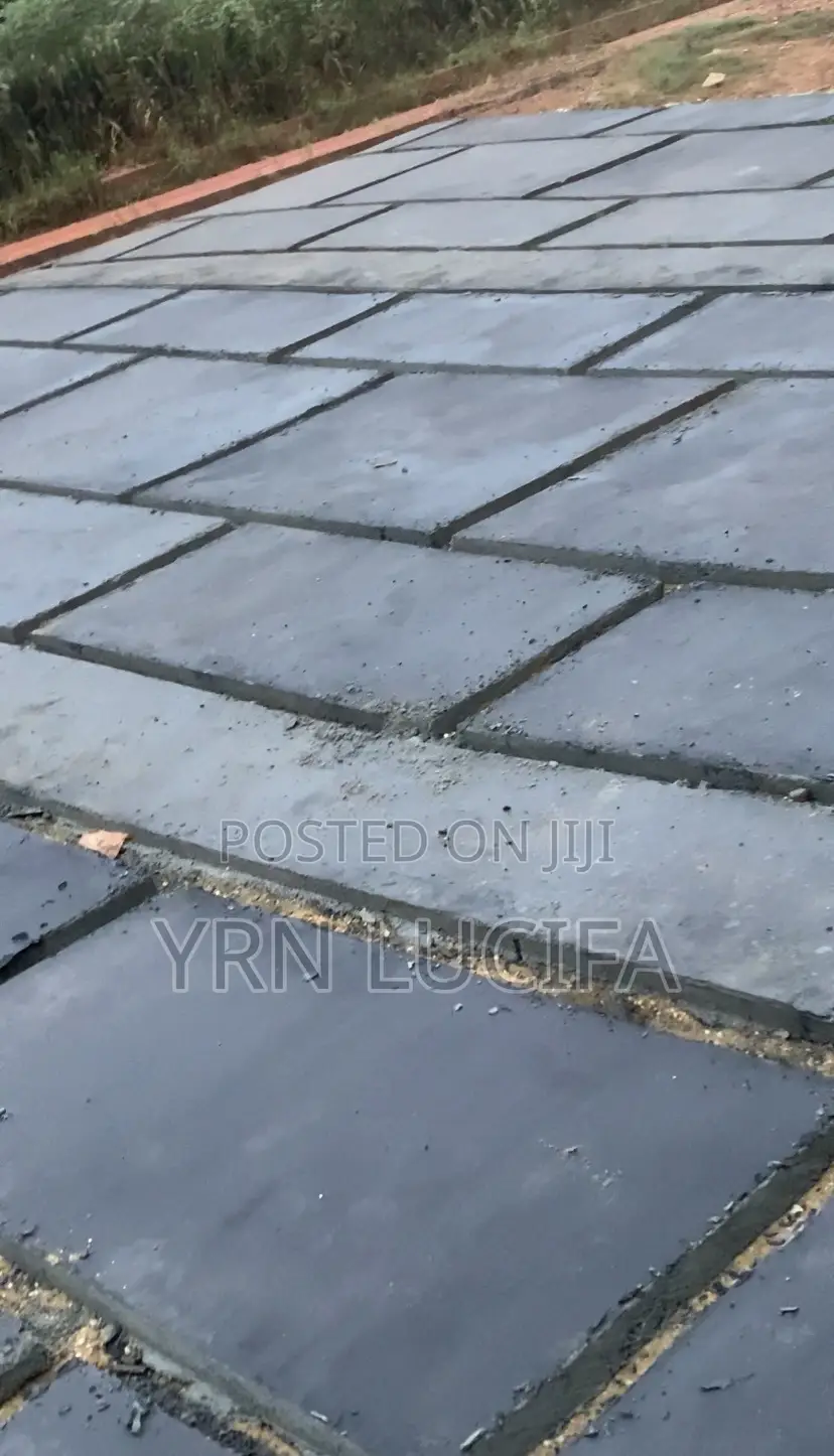 Concrete Stamping Floor and Landscaping