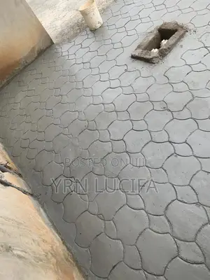 Concrete Stamping Floor and Landscaping