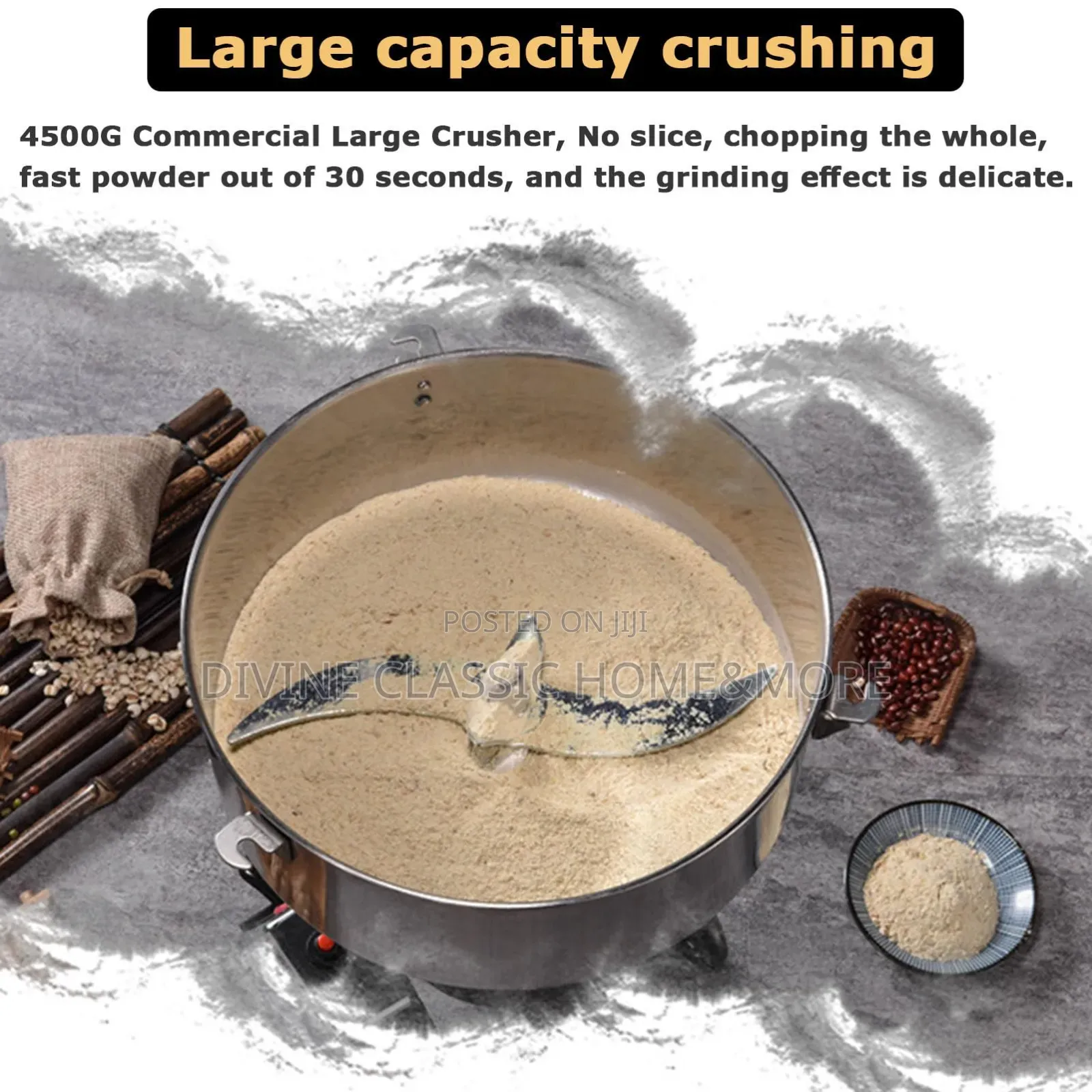 4.5kg Commercial Spice And Herbs Grinder/ Miller (4500g)