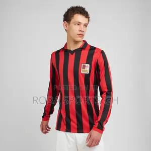 Ac Milan Stripped 125th Anniversary Jersey