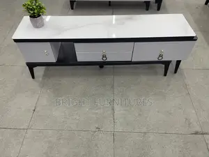 Wooden Tv Stand (With Drawers)