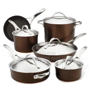 Anolon Copper Hard Anodized Nonstick Cookware Set