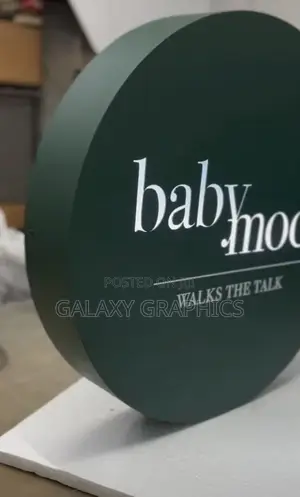 Round 3d Signage
