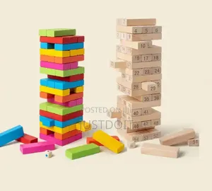 Jenga Wooden Tower Game – Family Fun