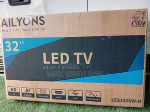 Ailyons 32 Television Digital Satellite Innovative 32-Inch Frameless