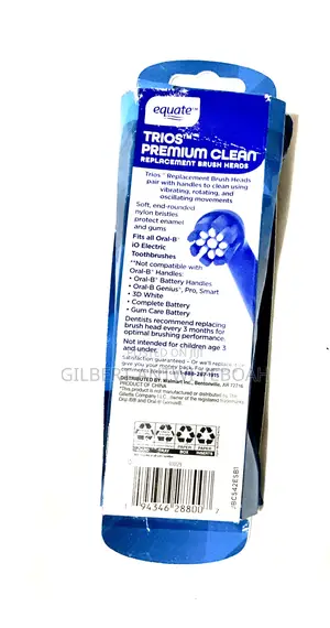 Original Quality Oral B Rechargeable Toothbrush With 2 Brush Heads