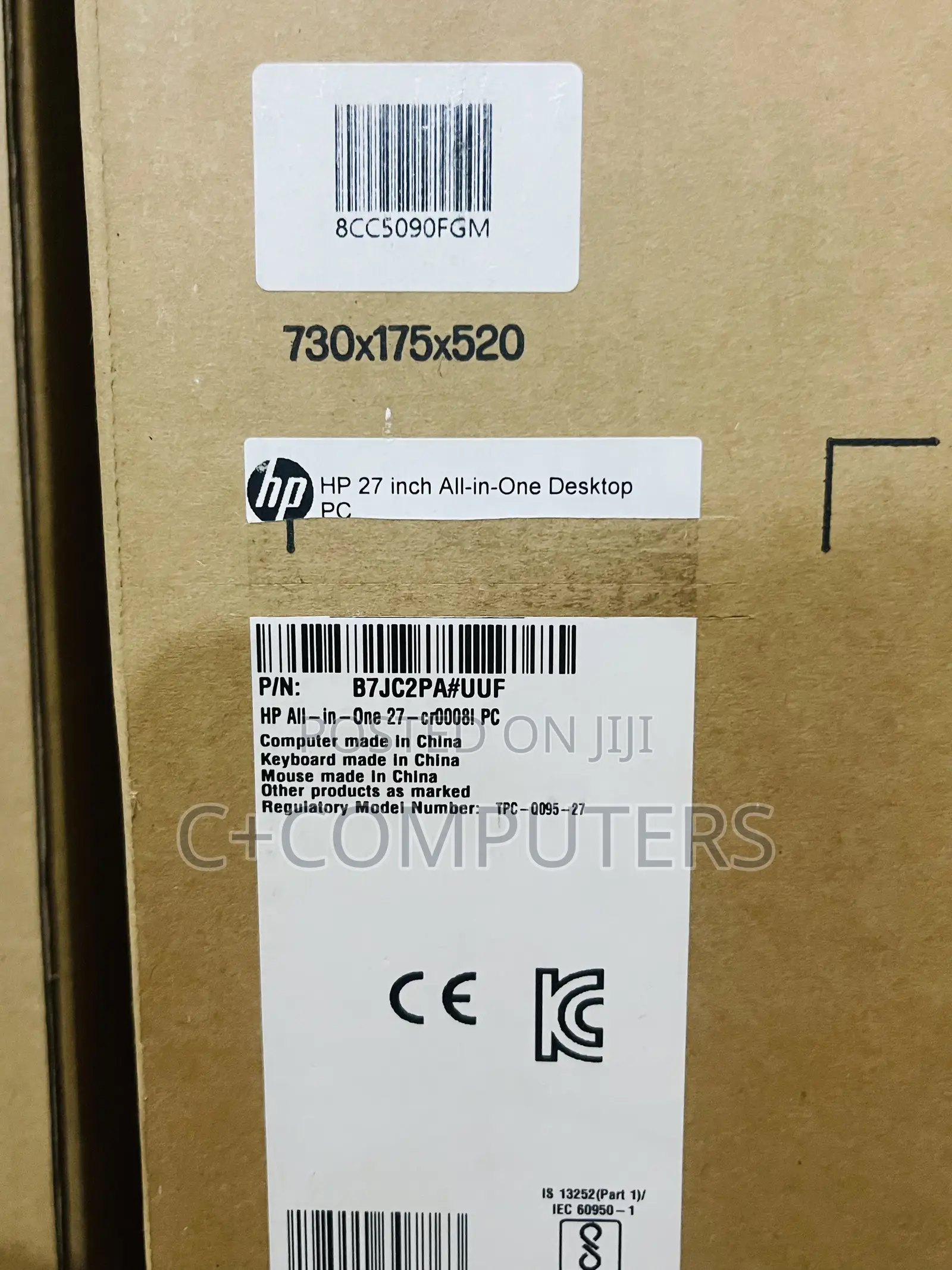 New Desktop Computer HP AiO 27 16GB Intel Core i5 SSD 512GB