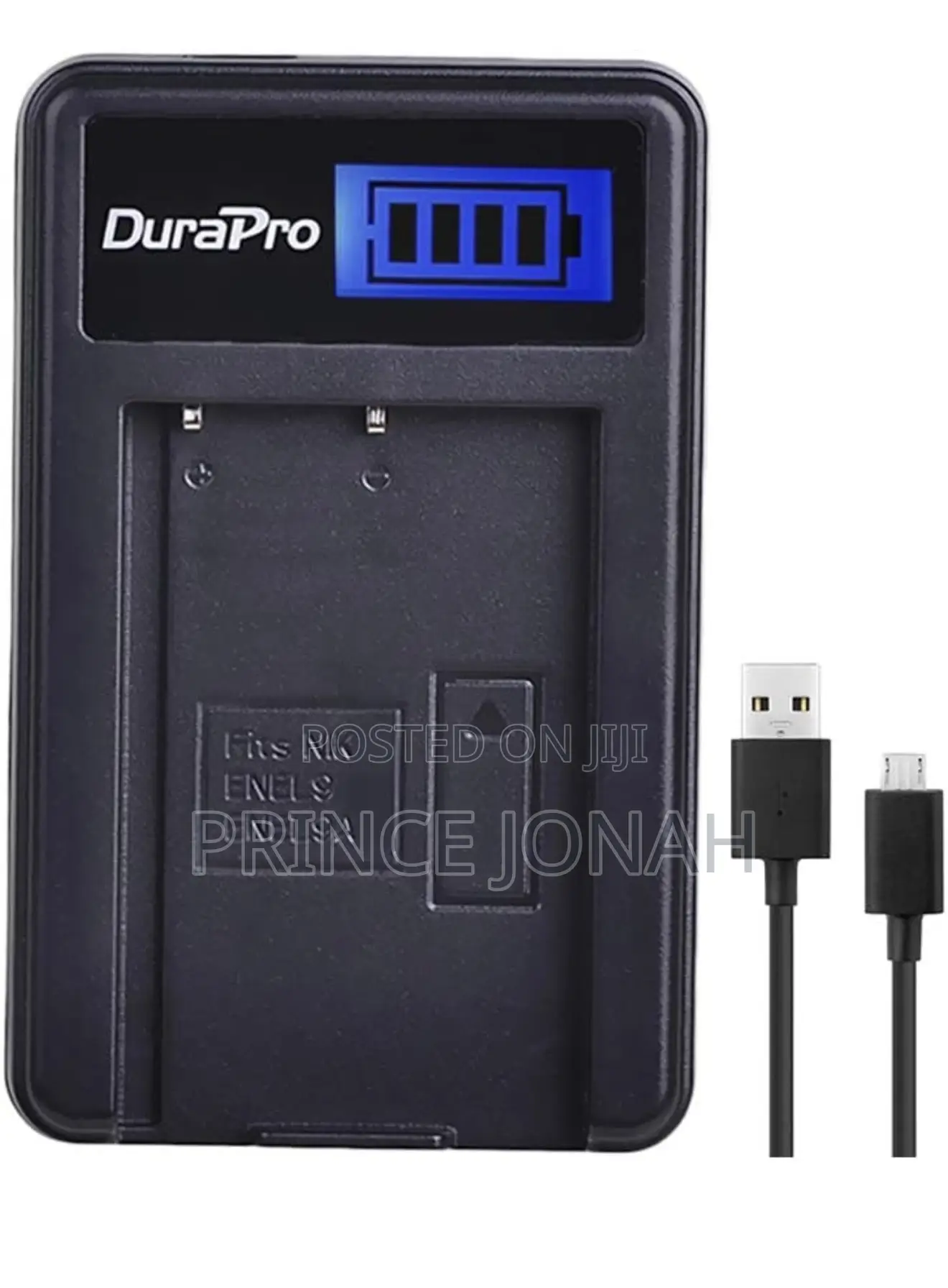 Durapro LCD en-El9/en-El9a Charger for Nikon D40 D40x D60 D3000 D5000