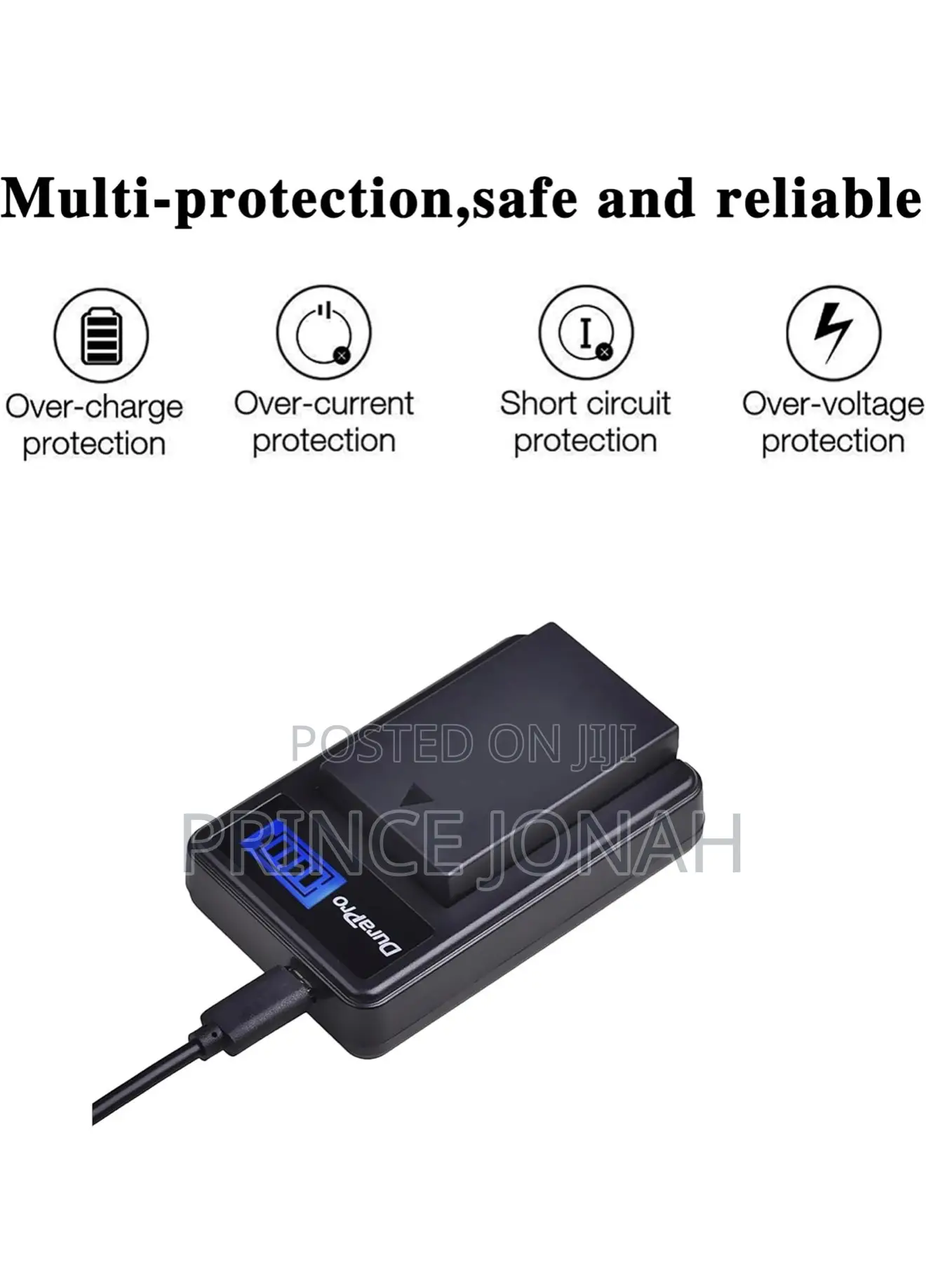 Durapro LCD en-El9/en-El9a Charger for Nikon D40 D40x D60 D3000 D5000