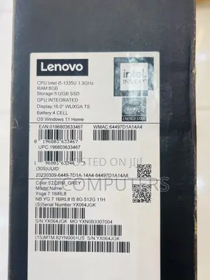 New Laptop Lenovo Yoga 7i 8GB Intel Core I5 SSD 512GB