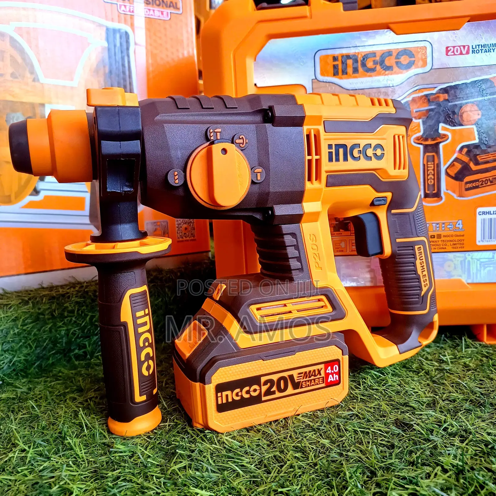 20v Brushless Lithium-Lon Rotary Hammer With 3pcs Bits - Crhli202081
