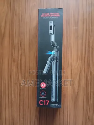 C17 Ai Face Tracking Camera Tripod Adjustable Quadrupod Selfie Stick