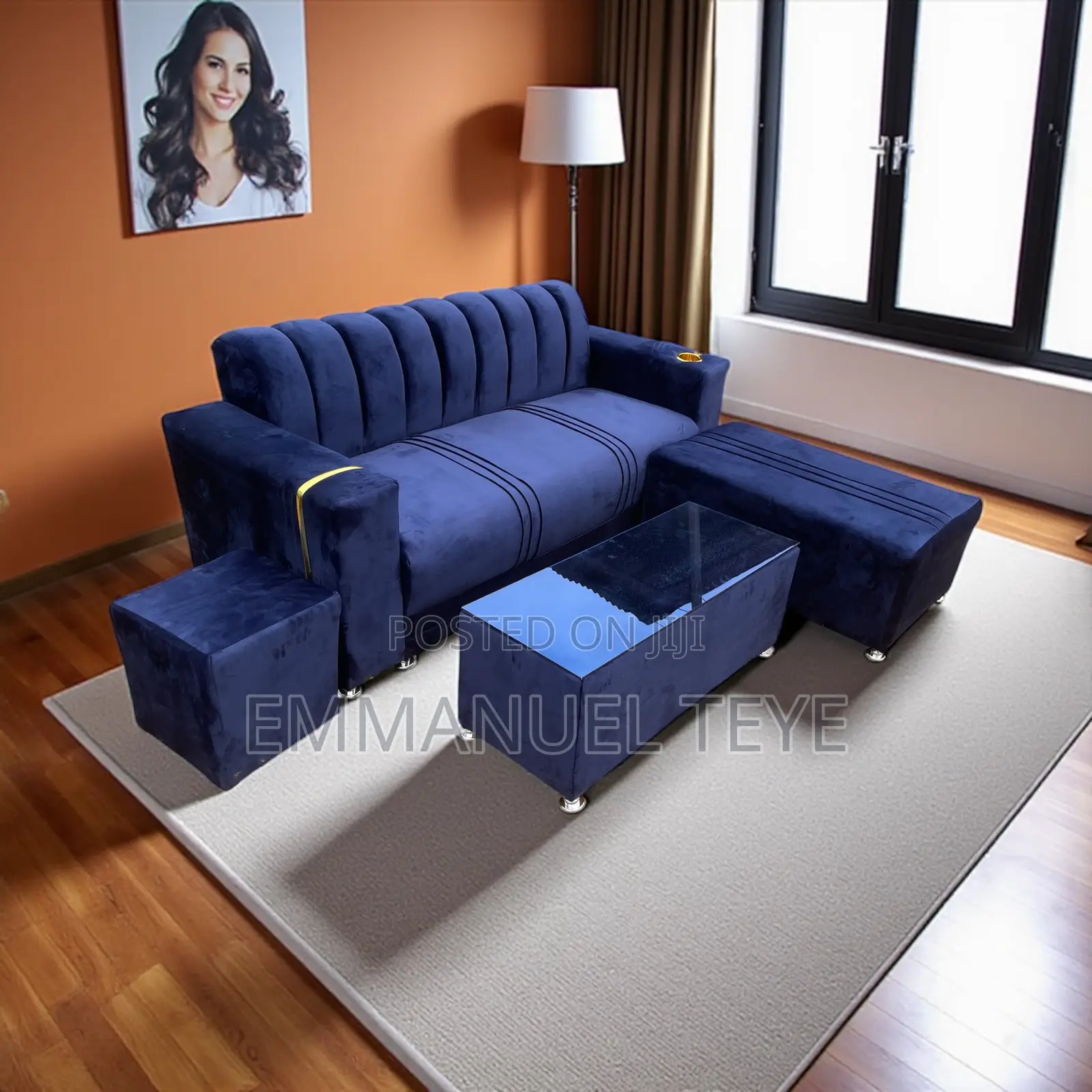 Blu Black Luxurious 3 in One Set(Free Delivery )