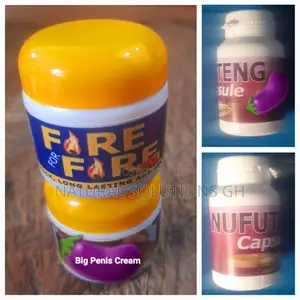 Fire Fire Big Penis Cream Ak47/Nufuteng Penis Capsules Bundle