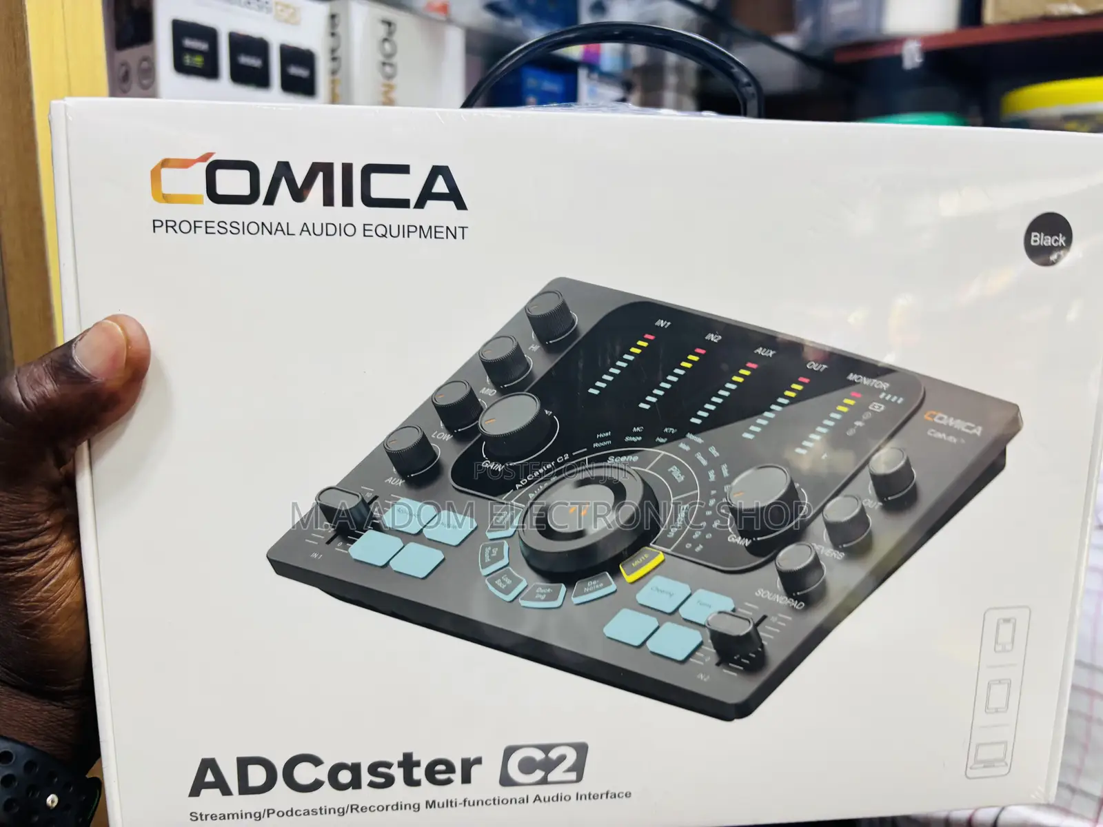 Comica C2 Adcaster for Live Streaming Podcasting Recording