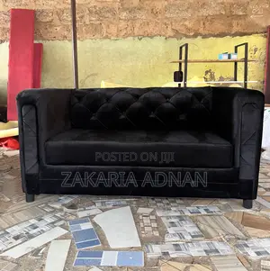 2in1 Furniture Sofa Black