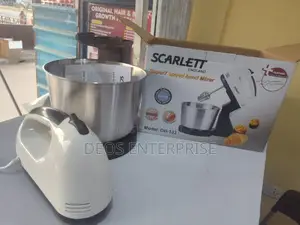 7 Speed Electric Hand Mixer With Bowl