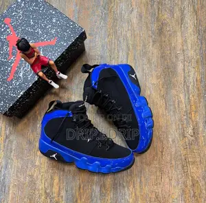 Jordan 9 Rethro Blue And Black . Comes In Box . Highly Authentic