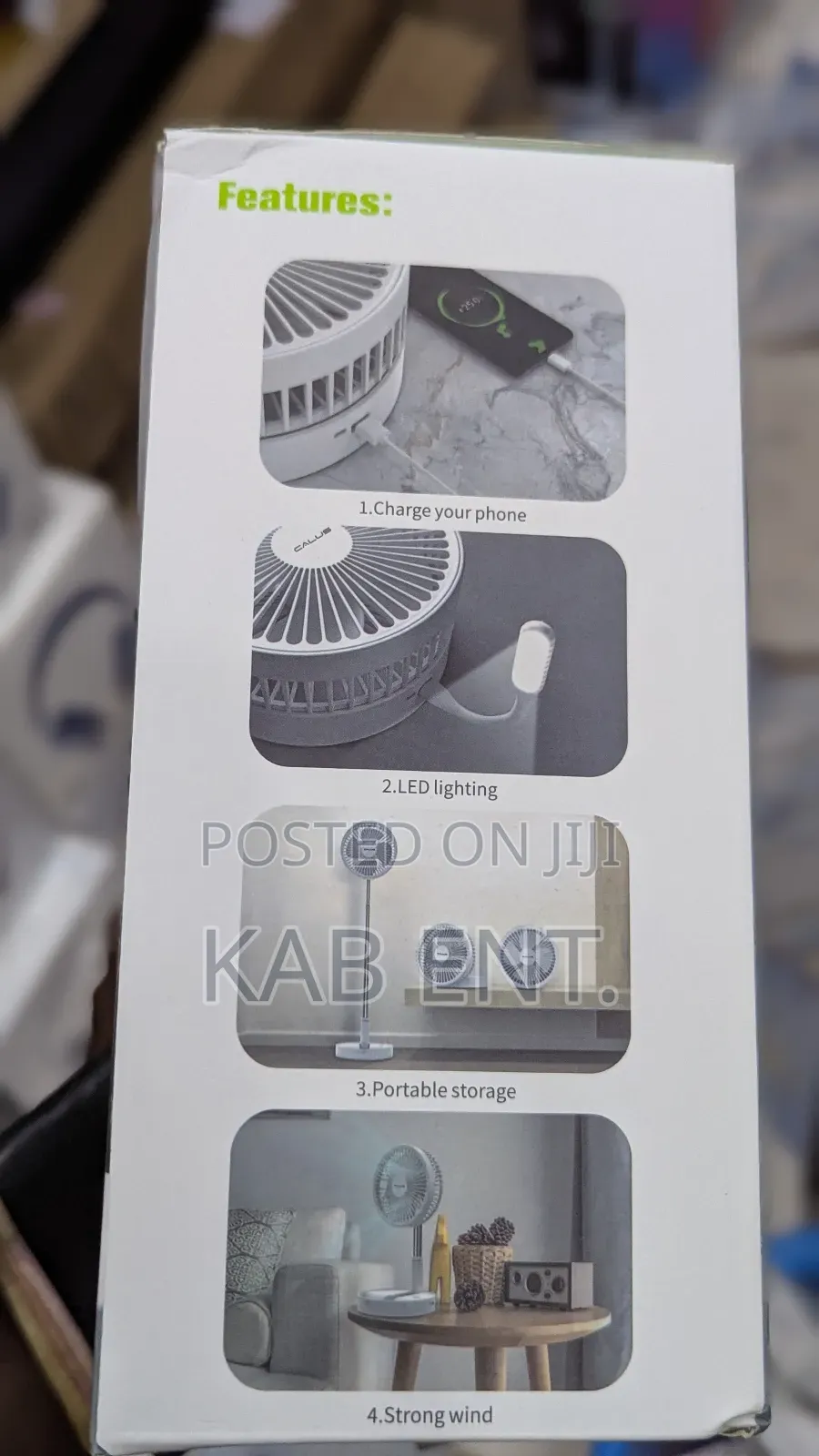 Calus Adjustable Portable Fan