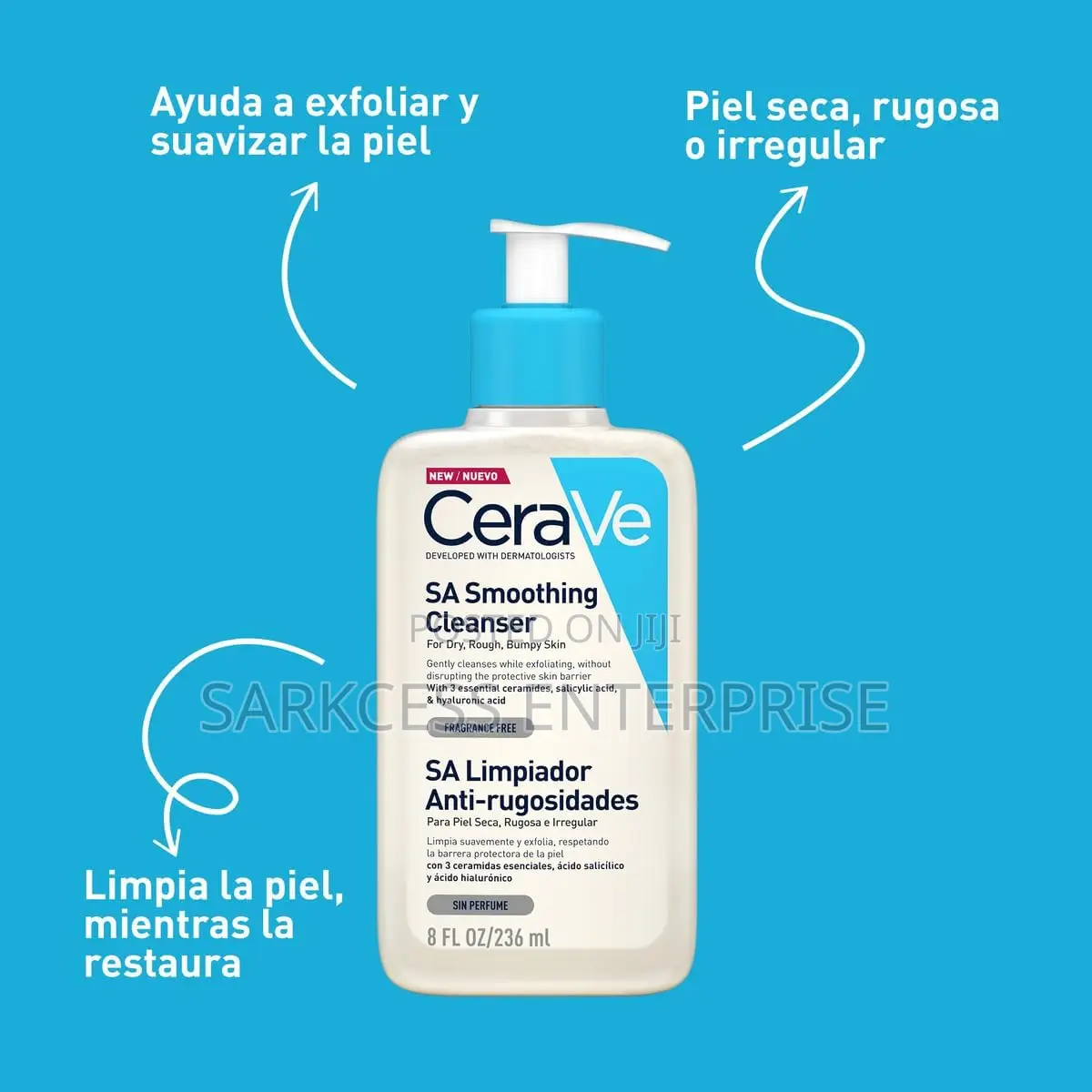 Cerave Sa Smoothing Cleanser With Salicylic Acid