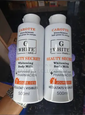 G White Paris Beauty Secret Whitening Body Milk.