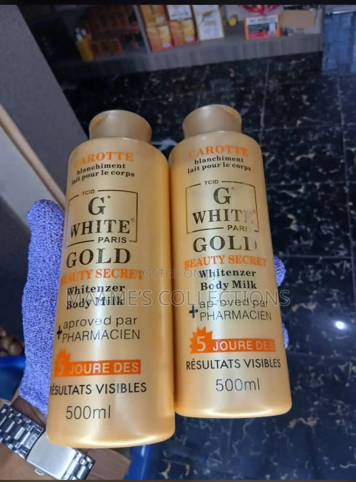 G White Paris Beauty Secret Whitening Body Milk.