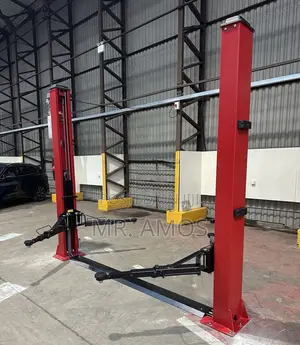 2 Posts Hydraulic Car Lift Jack With Floor Base Plate + Control Board