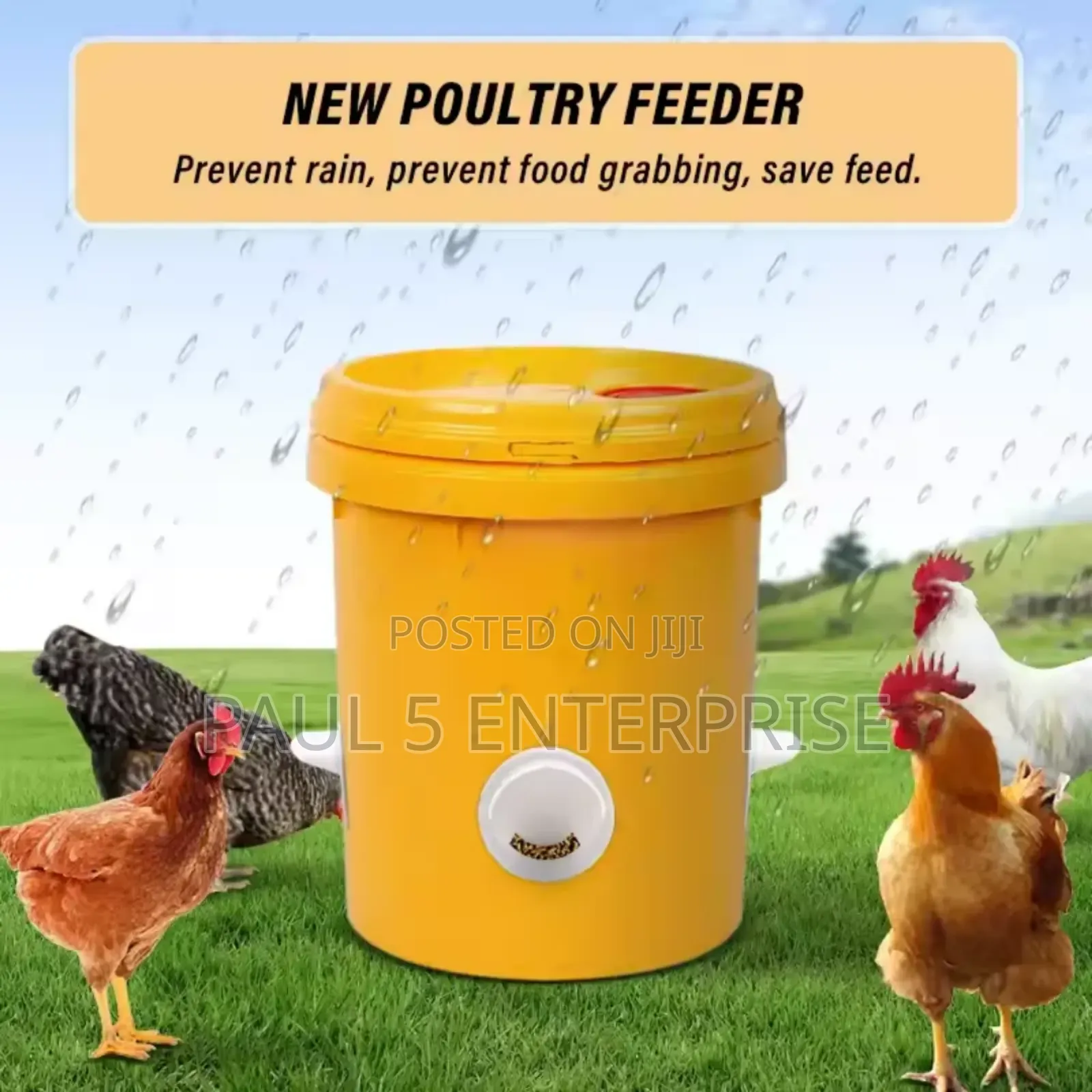 6mouth Automatic Bucket Feeder