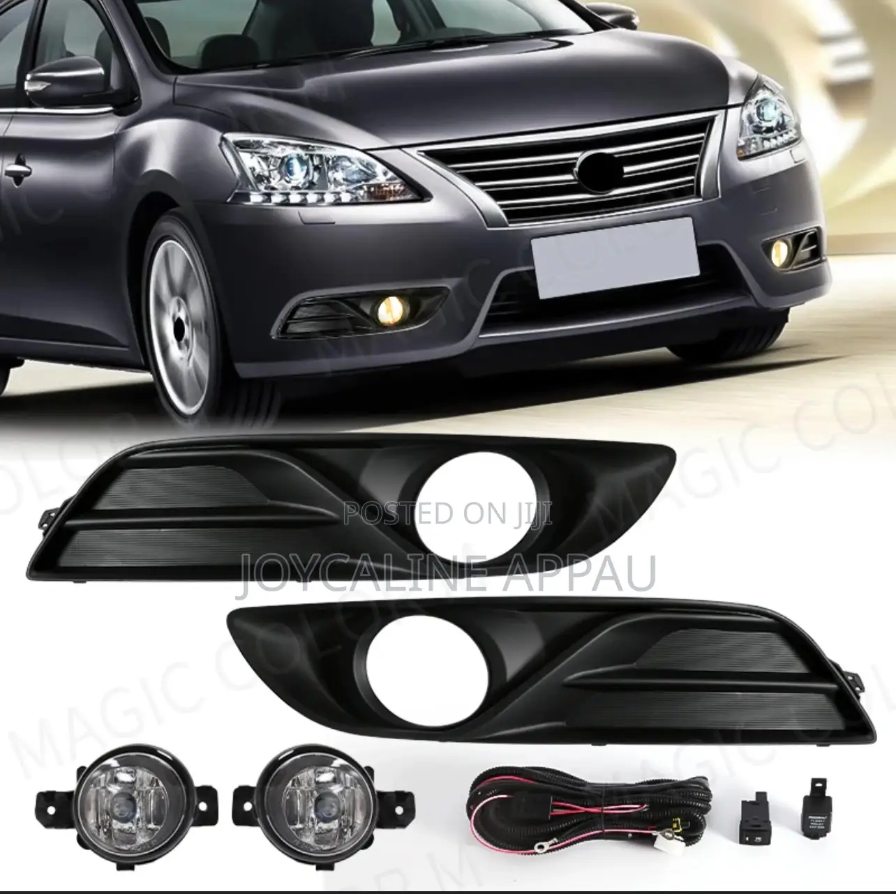 Nissan Sentra Fog Light and Cover 2012 to 2015