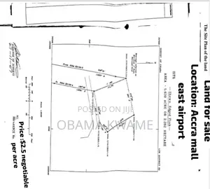3.6 Acre Land For Sale At Accra Mall East Airport