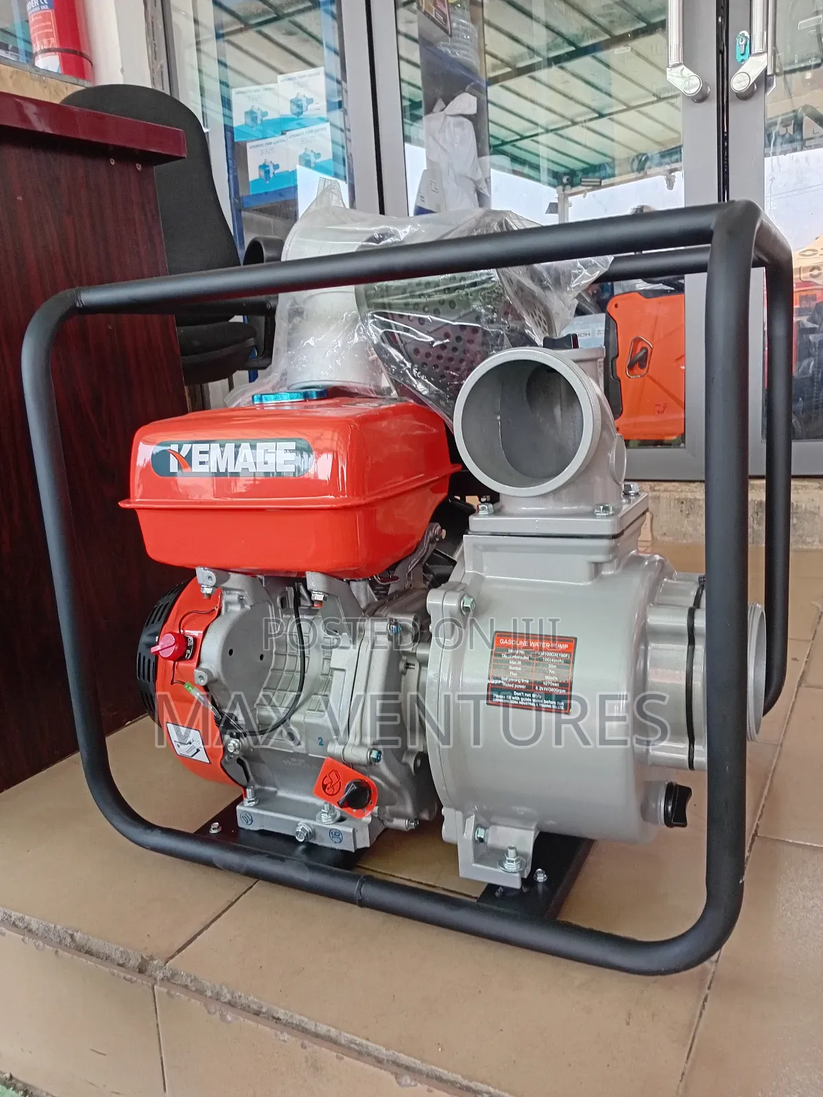 Fresh in Box Kemage 4" Water Pump Petrol 4 Inches Farming Purposes