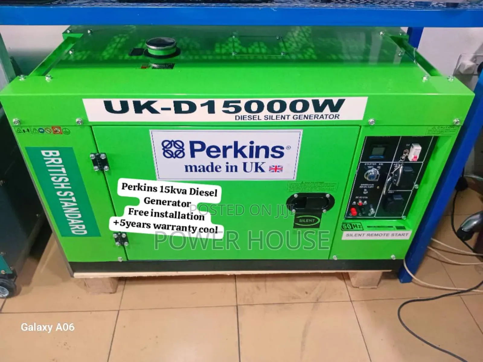 Brain Crash Perkins Diesel Generator 15kva Silent Perkins 15kva Silent