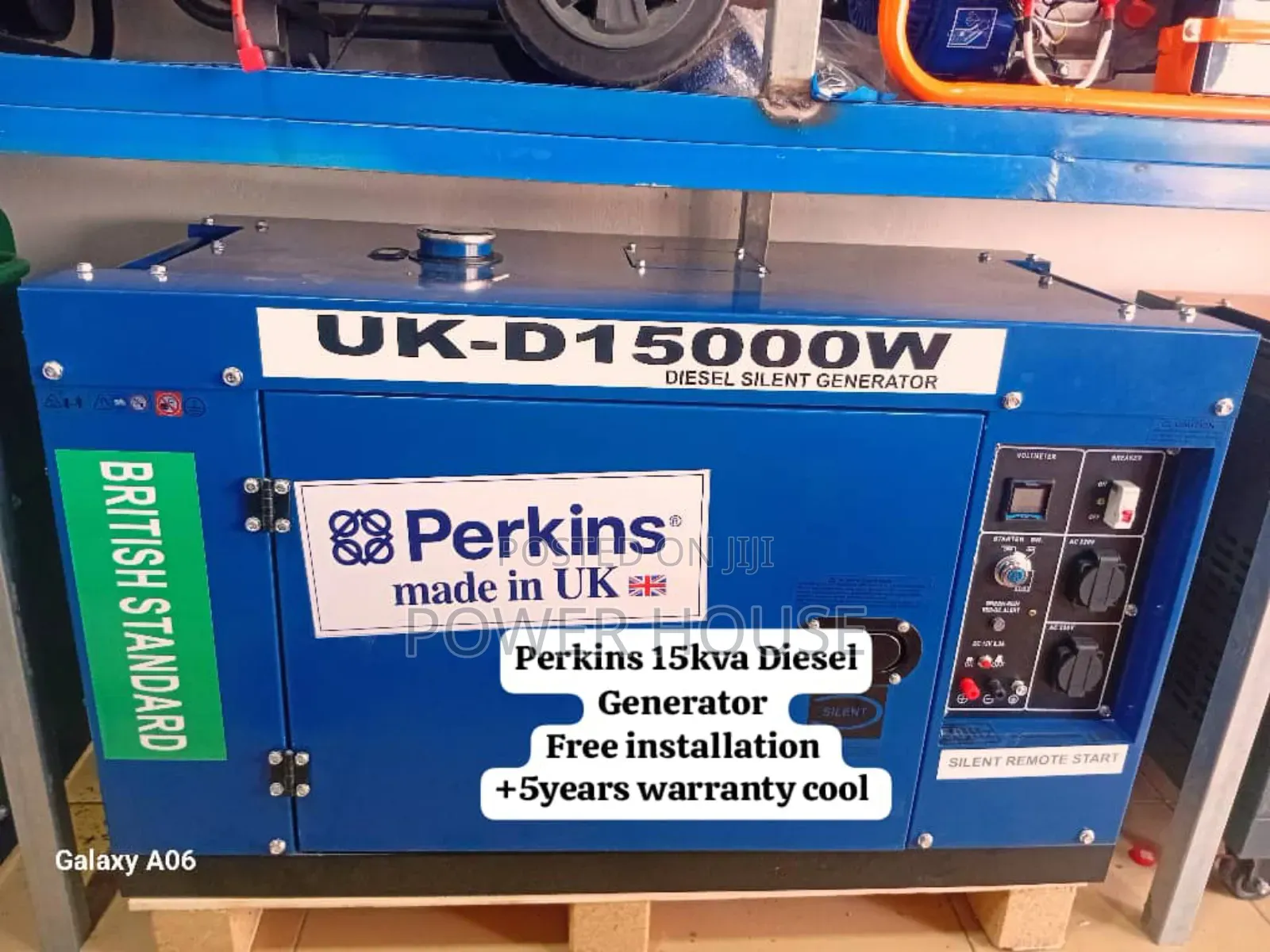 Infinite Energy Perkins Diesel Generator 15kva Silent Perkins 15kva