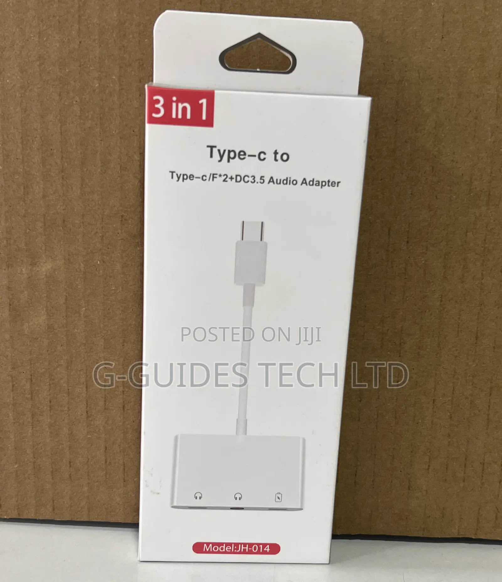 3-in-1 Type-C to 3.5mm Audio Adapter