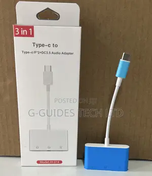 3-in-1 Type-C to 3.5mm Audio Adapter