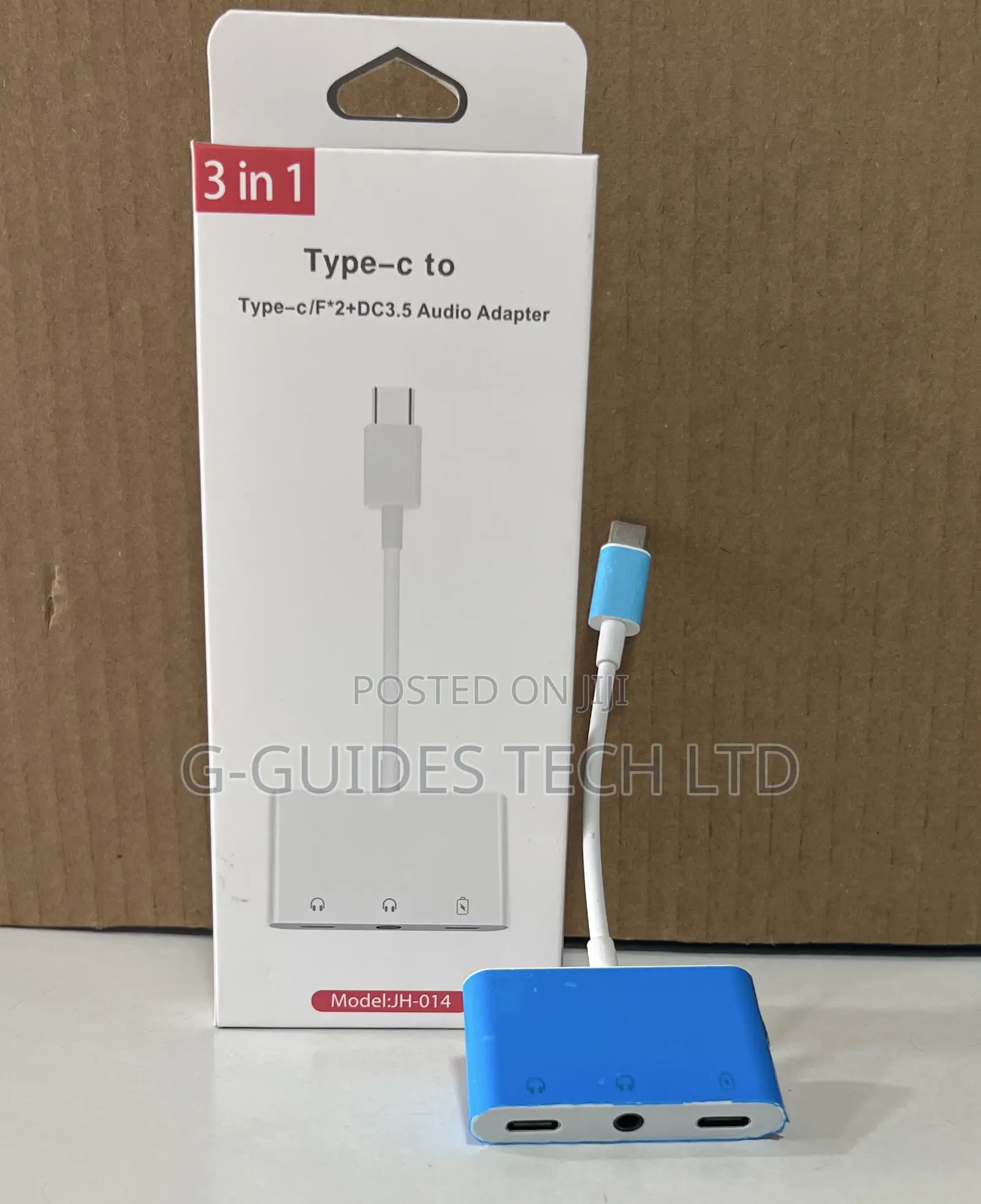 3-in-1 Type-C to 3.5mm Audio Adapter