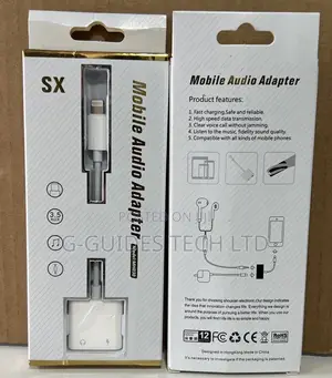 iPhone to 3.5mm Aux Audio Adapter, iPhone Mobile Audio Adapter