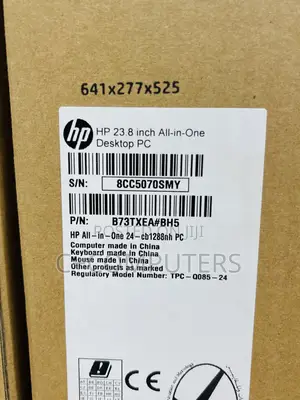 New Desktop Computer HP AiO 24 8GB Intel Core i3 SSD 512GB