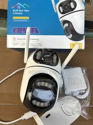 Wifi PTZ Camera Dual Lens 6mp 2 Way Talk (Icsee App)