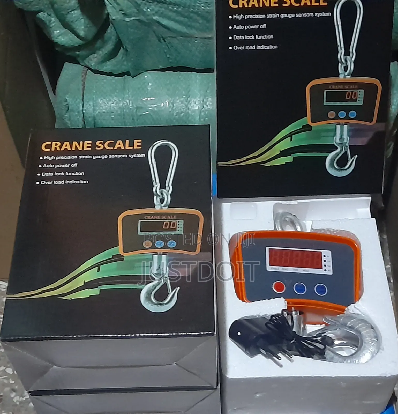 1000kg Digital Crane Scale – Heavy Duty