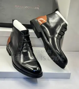 Billionaire Black  Lace Up Men Boot