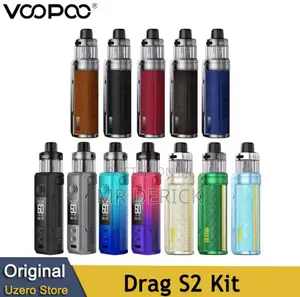 Original Voopoo Drag S2 Kit 60w Electronic Cigarette Pink Color