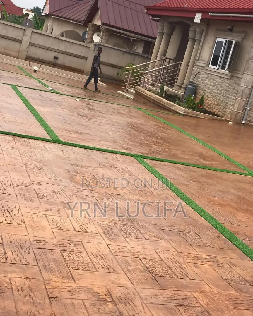 Concrete Stamping Floor and Landscape