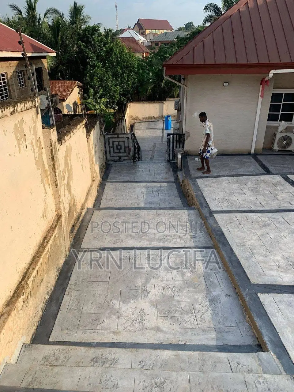 Concrete Stamping Floor and Landscape