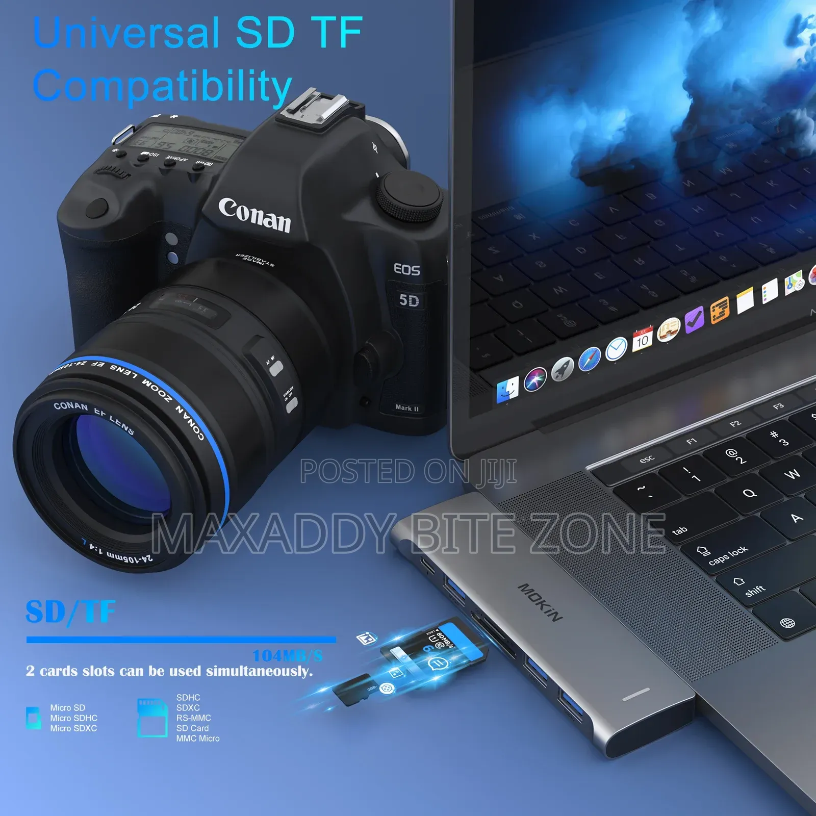 Mokin 5 In 1 Usb Type C Hub For Macbook  Usb Adapter
Docking Station