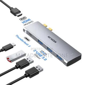 Mokin 5 In 1 Usb Type C Hub For Macbook  Usb Adapter
Docking Station