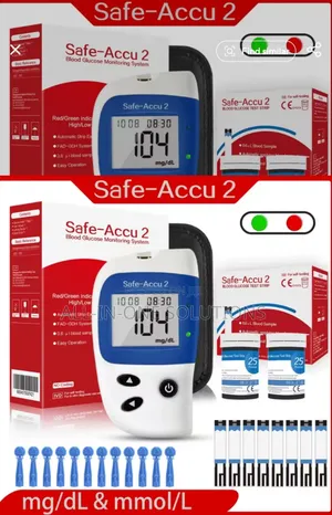 Sinocare Glucometer Machine With Strips